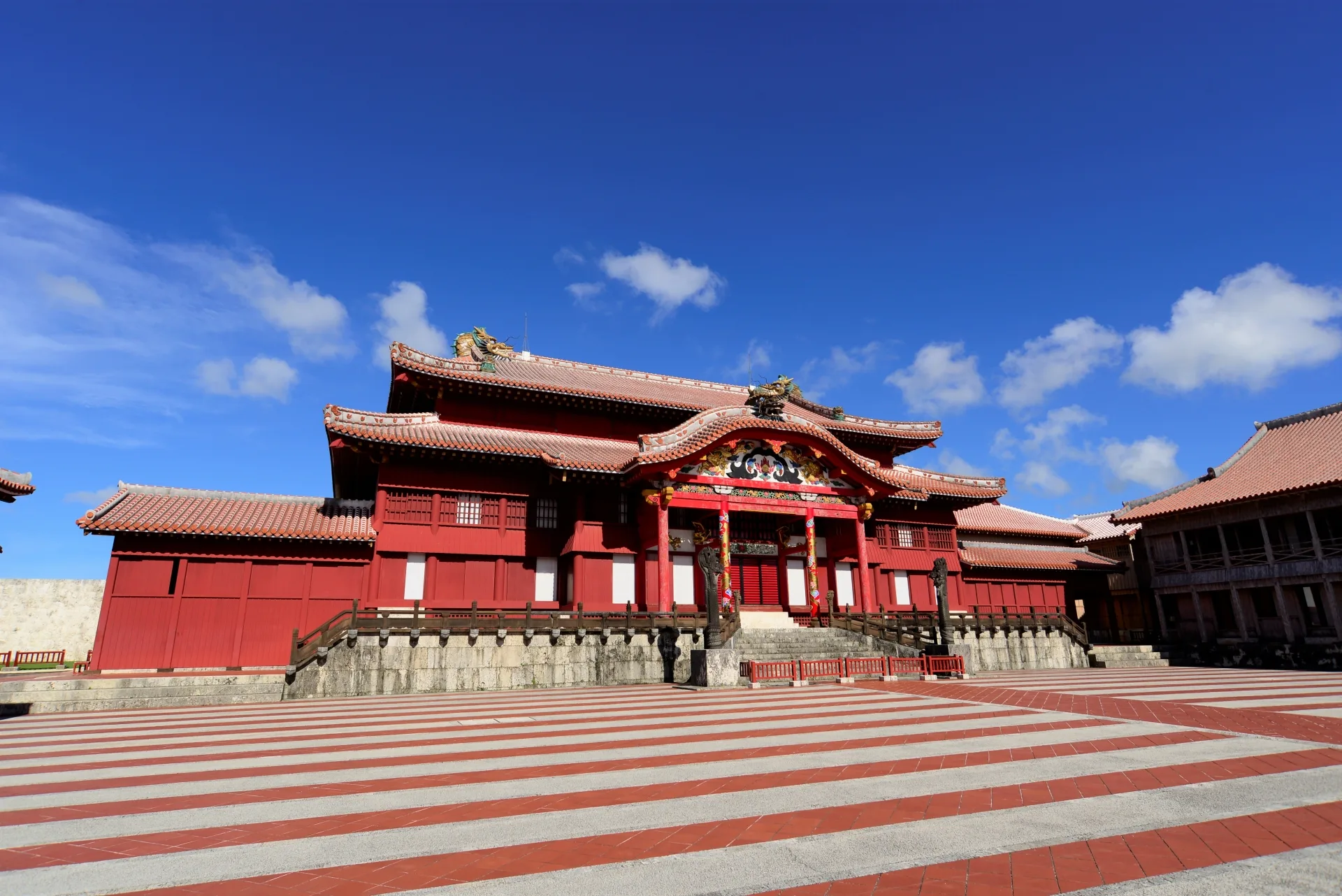 You should visit Shuri Castle right now!! The road to recovery